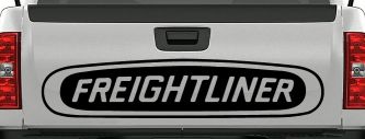 Freightliner Car or Truck Window Decal Sticker (Black)