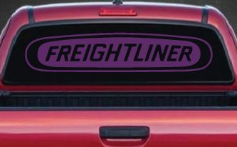 Freightliner Car or Truck Window Vinyl Decal Sticker (Violet)