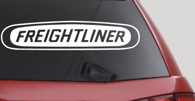 Freightliner Car or Truck Window Vinyl Decal Sticker