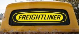 Freightliner Car or Truck Window Decal Sticker (Yellow)