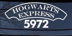 Hogwarts Express Car or Truck Window Decal Sticker