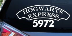 Hogwarts Express Car or Truck Window Decal Sticker