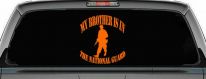 My Brother is in The National Guard Military Car or Truck Window Vinyl Decal Sticker (Orange)