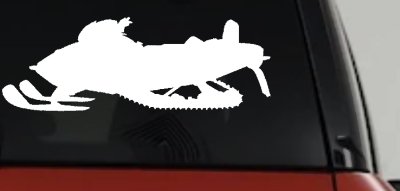Snowmobile Snow Mobile Off Road Car or Truck Window Vinyl Decal Sticker