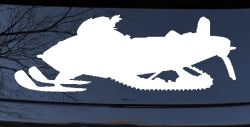 Snowmobile Snow Mobile Off Road Car or Truck Window Decal Sticker