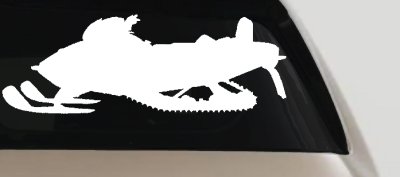Snowmobile Snow Mobile Off Road Car or Truck Window Vinyl Decal Sticker