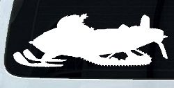 Snowmobile Snow Mobile Off Road Car or Truck Window Decal Sticker