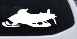 Snowmobile Snow Mobile Off Road Car or Truck Window Decal Sticker