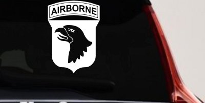 101st Airborne Division Military Car or Truck Window Vinyl Decal Sticker