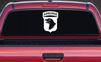 101st Airborne Division Military Car or Truck Window Decal Sticker