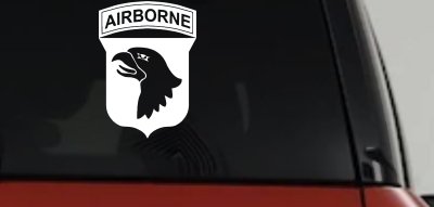 101st Airborne Division Military Car or Truck Window Vinyl Decal Sticker