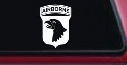 101st Airborne Division Military Car or Truck Window Decal Sticker