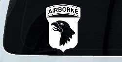 101st Airborne Division Military Car or Truck Window Decal Sticker