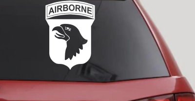 101st Airborne Division Military Car or Truck Window Vinyl Decal Sticker
