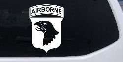 101st Airborne Division Military Car or Truck Window Decal Sticker