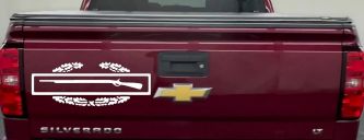 Army Combat Infantry Badge Military Car or Truck Window Decal Sticker (White)