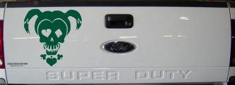 Harley Car or Truck Window Decal Sticker (Dark Green)