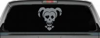 Harley Car or Truck Window Decal Sticker (Telegrey)