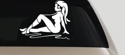 Jabba the Hutt Dancer Car or Truck Window Vinyl Decal Sticker