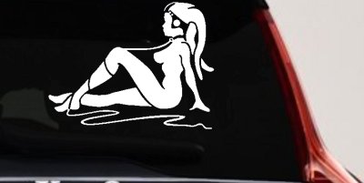 Jabba the Hutt Dancer Car or Truck Window Vinyl Decal Sticker