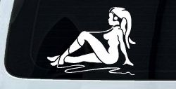 Jabba the Hutt Dancer Car or Truck Window Decal Sticker