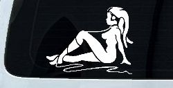 Jabba the Hutt Dancer Car or Truck Window Decal Sticker