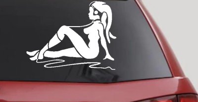 Jabba the Hutt Dancer Car or Truck Window Vinyl Decal Sticker
