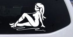 Jabba the Hutt Dancer Car or Truck Window Decal Sticker