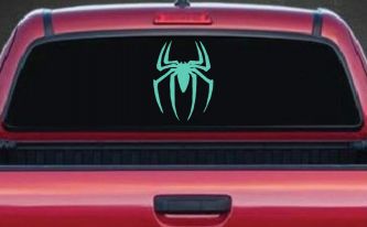 Spider Sci Fi Car or Truck Window Vinyl Decal Sticker (Mint)