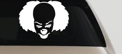 Pennywise the It Clown Sci Fi Car or Truck Window Vinyl Decal Sticker