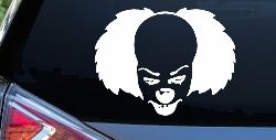 Pennywise the It Clown Sci Fi Car or Truck Window Decal Sticker