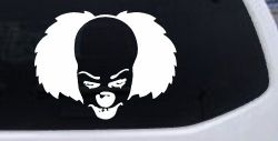 Pennywise the It Clown Sci Fi Car or Truck Window Decal Sticker