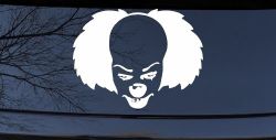Pennywise the It Clown Sci Fi Car or Truck Window Decal Sticker