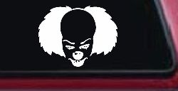 Pennywise the It Clown Sci Fi Car or Truck Window Decal Sticker
