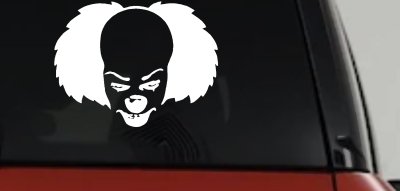 Pennywise the It Clown Sci Fi Car or Truck Window Vinyl Decal Sticker