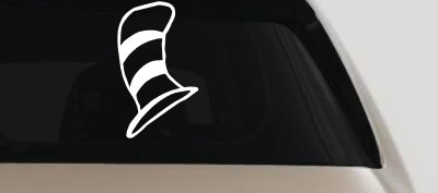 Dr Seuss Cat in the Hat Cartoons Car or Truck Window Vinyl Decal Sticker