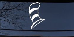 Dr Seuss Cat in the Hat Cartoons Car or Truck Window Decal Sticker