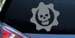 Gears of War Crimson Omen Car or Truck Window Decal Sticker (Telegrey)