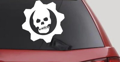 Gears of War Crimson Omen Car or Truck Window Vinyl Decal Sticker