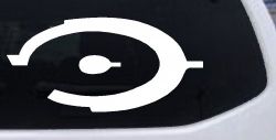 Halo Sci Fi Car or Truck Window Decal Sticker