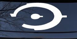 Halo Sci Fi Car or Truck Window Decal Sticker