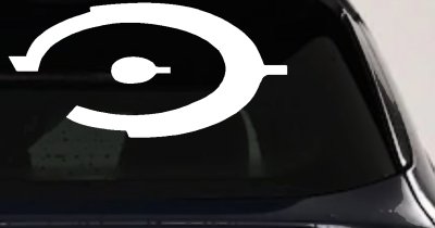 Halo Sci Fi Car or Truck Window Vinyl Decal Sticker