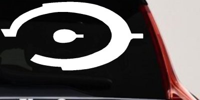 Halo Sci Fi Car or Truck Window Vinyl Decal Sticker