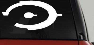 Halo Sci Fi Car or Truck Window Vinyl Decal Sticker