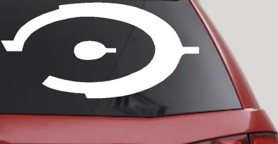 Halo Sci Fi Car or Truck Window Vinyl Decal Sticker