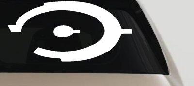 Halo Sci Fi Car or Truck Window Vinyl Decal Sticker