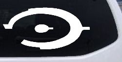 Halo Sci Fi Car or Truck Window Decal Sticker