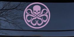 Hydra Sci Fi Car or Truck Window Vinyl Decal Sticker (Lilac)