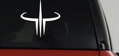 Quake 3 Logo Sci Fi Car or Truck Window Vinyl Decal Sticker