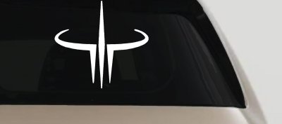 Quake 3 Logo Sci Fi Car or Truck Window Vinyl Decal Sticker